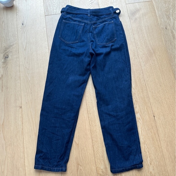 Uniqlo Relaxed fit high rise Belted Paperbag Jeans Size 24 - Picture 5 of 11